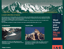 Tablet Screenshot of massif-mont-blanc.com